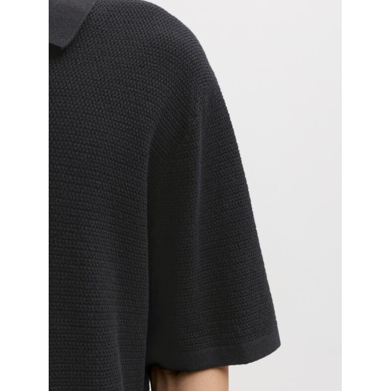 Jack & Jones Jack & Jones Heren Polo JJEGEORGE Effen Zwart