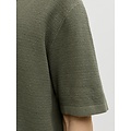 Jack & Jones Jack & Jones Heren Polo JJEGEORGE Effen Donkergroen