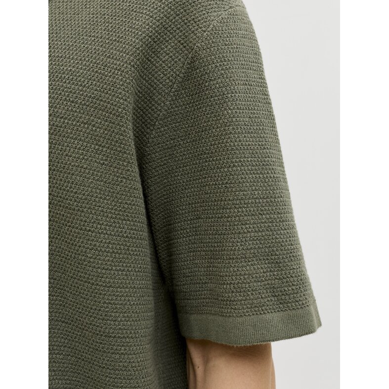 Jack & Jones Jack & Jones Heren Polo JJEGEORGE Effen Donkergroen