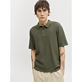 Jack & Jones Jack & Jones Heren Polo JJEGEORGE Effen Donkergroen