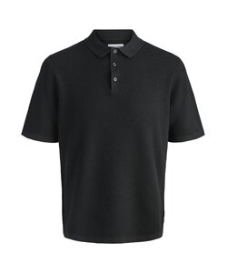 Jack & Jones Heren Polo JJEGEORGE Effen Zwart