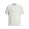 Jack & Jones Jack & Jones Men's Polo JJEGEORGE Plain Cream White
