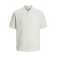 Jack & Jones Jack & Jones Heren Polo JJEGEORGE Effen Crèmewit