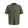Jack & Jones Jack & Jones Men's Polo JJEGEORGE Plain Dark Green