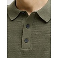 Jack & Jones Jack & Jones Men's Polo JJEGEORGE Plain Dark Green