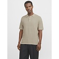 Jack & Jones Jack & Jones Men's Polo JJEGEORGE Solid Brown Gray