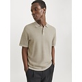 Jack & Jones Jack & Jones Men's Polo JJEGEORGE Solid Brown Gray