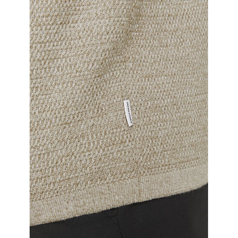 Jack & Jones Jack & Jones Men's Polo JJEGEORGE Solid Brown Gray