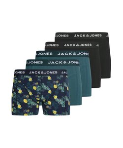 Jack & Jones Men's Boxer Shorts Trunks JACJAKE Print 5-Pack