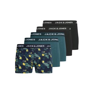 Jack & Jones Heren Boxershorts Trunks JACJAKE Print 5-Pack