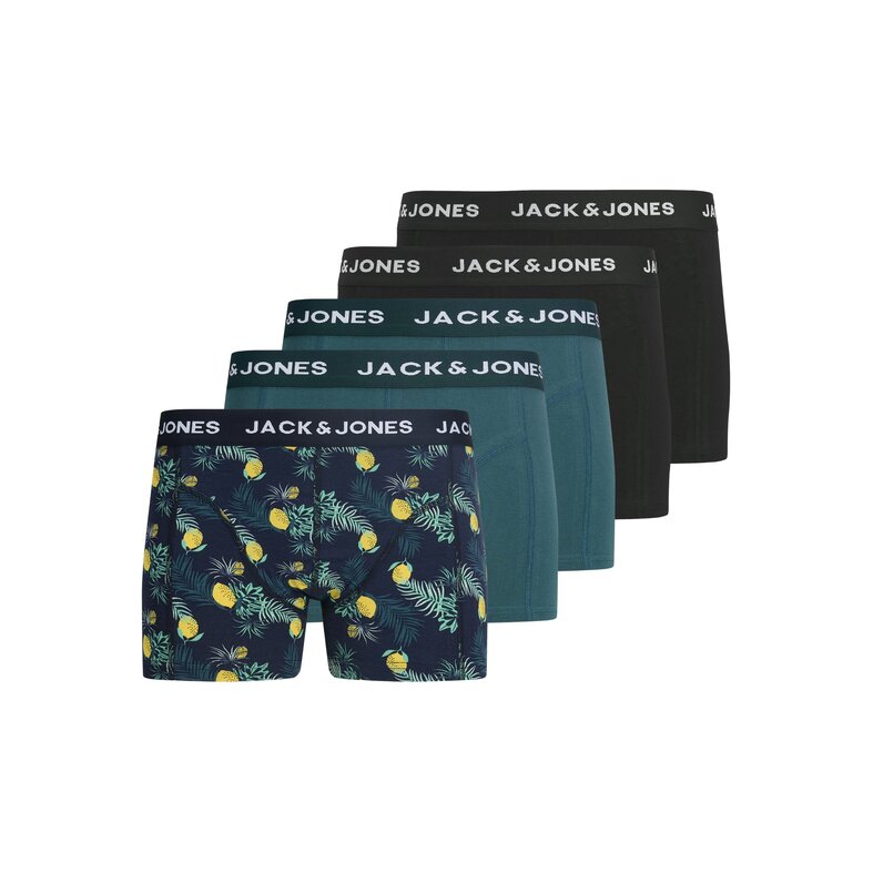 Jack & Jones Jack & Jones Heren Boxershorts Trunks JACJAKE Print 5-Pack