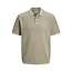 Jack & Jones Jack & Jones Men's Polo JJEGEORGE Solid Brown Gray