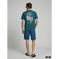 Jack & Jones JJ REBEL Heren Backprint T-shirt JREBCHRISTIAN Teal