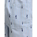 Jack & Jones JJ REBEL Heren Zwemshort JREBHAWAII Lichtblauw Gestreept/Vis Print