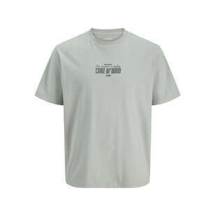 JJ REBEL Men's Backprint T-shirt JREBCHRISTIAN Gray