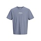 Jack & Jones JJ REBEL Heren Backprint T-shirt JREBCHRISTIAN Grijsblauw