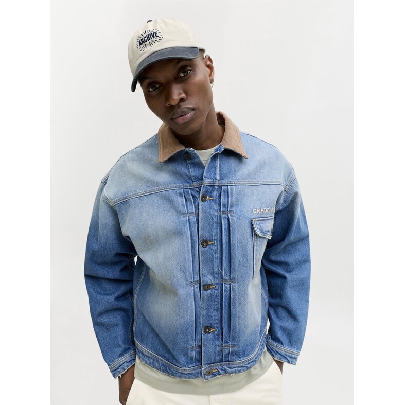 Jack & Jones Jack & Jones Heren Baseball Cap JACSOFT Crèmewit/Donkerblauw
