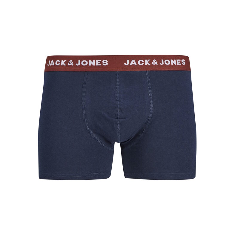 Jack & Jones Jack & Jones Heren Boxershorts Trunks JACSOLID Effen 12-Pack Multicolor