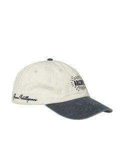 Jack & Jones Heren Baseball Cap JACSOFT Crèmewit/Donkerblauw