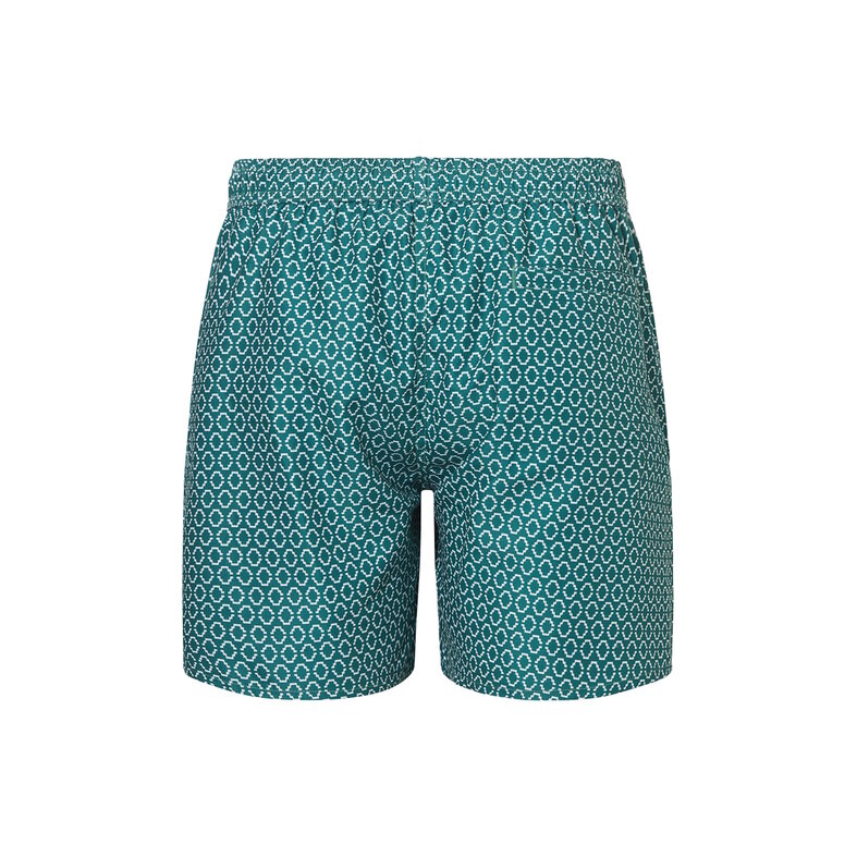 Ten Cate Ten Cate Men's Swim Short Green Print