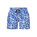Ten Cate Ten Cate Heren Zwemshort Blauw Golven