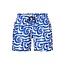 Ten Cate Ten Cate Heren Zwemshort Blauw Golven