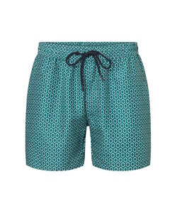 Ten Cate Men's Swim Short Green Print