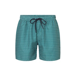 Ten Cate Heren Zwemshort Groen Print