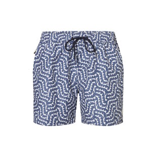 Ten Cate Men's Swim Short Blue Print