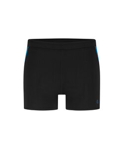 Ten Cate Heren Zwemboxer Strak Effen Zwart/Blauw