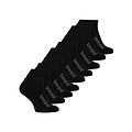 Cat Caterpillar Sneaker Socks Men 9-Pack Plain Black