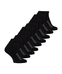 Caterpillar Sneaker Socks Men 9-Pack Plain Black