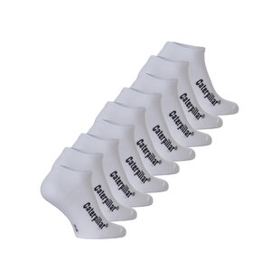 Caterpillar Sneaker Socks Men 9-Pack Plain White
