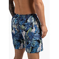 Happy Shorts Happy Shorts Men's Swim Short Floral Jungle Print Blue