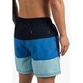 Happy Shorts Happy Shorts Men's Swim Short Colorblock Print Blue