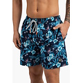 Happy Shorts Happy Shorts Heren Zwemshort Blauw Gebloemd