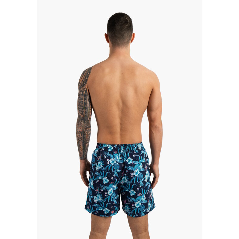 Happy Shorts Happy Shorts Men's Swim Short Blue Flowered