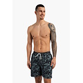 Happy Shorts Happy Shorts Men's Swim Short Floral Print Blue Green