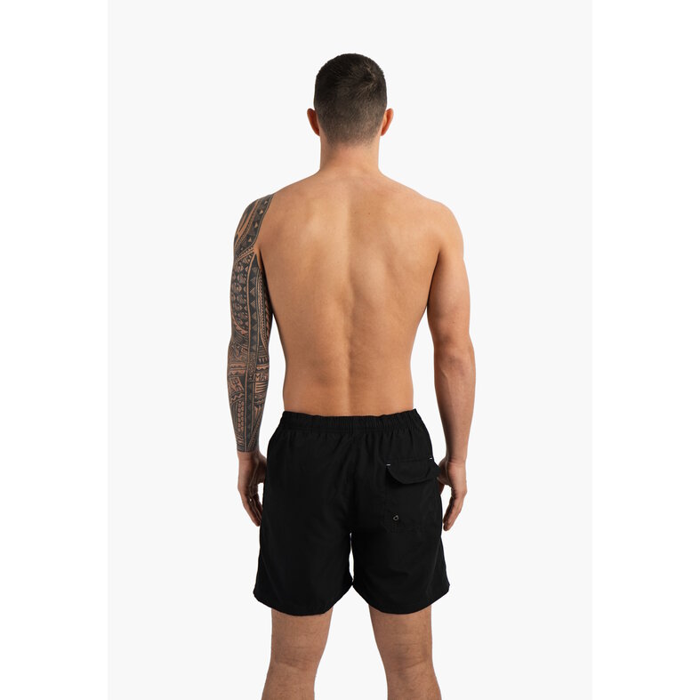 Happy Shorts Happy Shorts Heren Zwemshort Effen Zwart