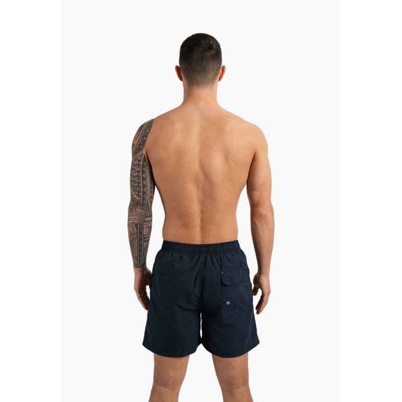 Happy Shorts Happy Shorts Heren Zwemshort Effen Donkerblauw