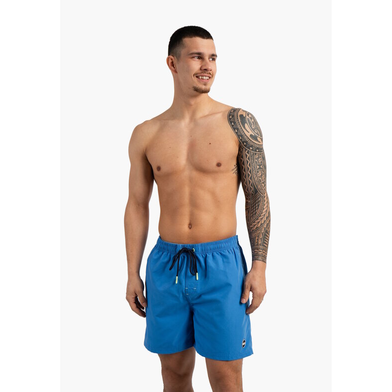 Happy Shorts Happy Shorts Heren Zwemshort Effen Blauw