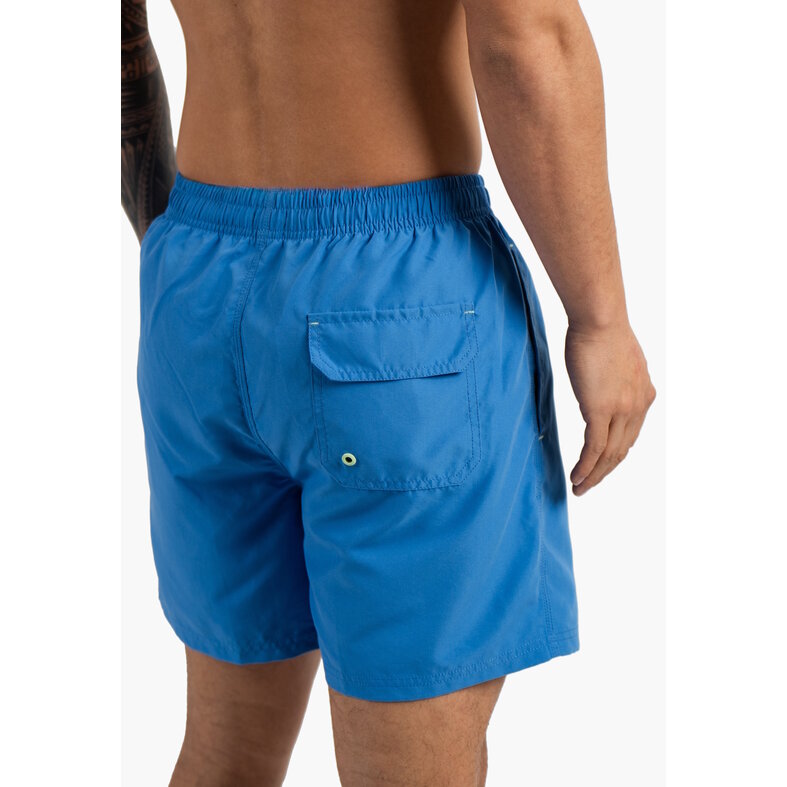 Happy Shorts Happy Shorts Heren Zwemshort Effen Blauw