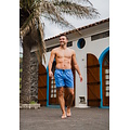Happy Shorts Happy Shorts Heren Zwemshort Effen Blauw
