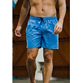 Happy Shorts Happy Shorts Heren Zwemshort Effen Blauw