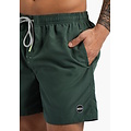 Happy Shorts Happy Shorts Heren Zwemshort Effen Kaki Groen