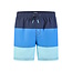 Happy Shorts Happy Shorts Men's Swim Short Colorblock Print Blue