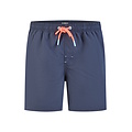 Happy Shorts Happy Shorts Heren Zwemshort Effen Donkerblauw