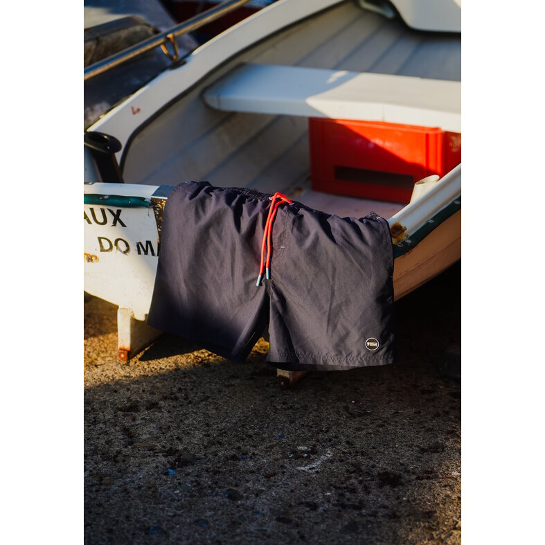 Happy Shorts Happy Shorts Heren Zwemshort Effen Donkerblauw