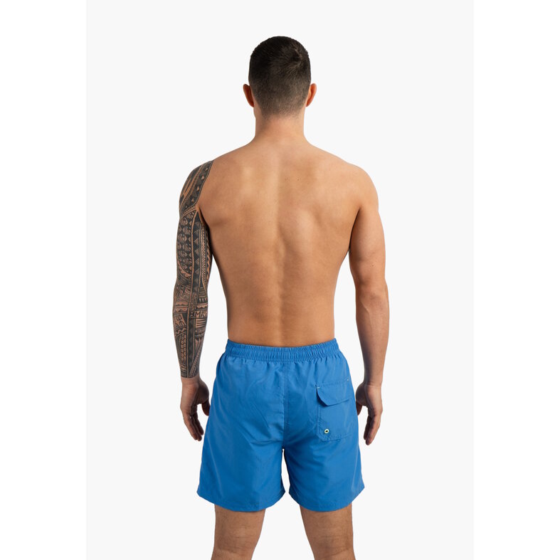 Happy Shorts Happy Shorts Heren Zwemshort Effen Blauw
