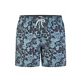 Happy Shorts Happy Shorts Men's Swim Short Floral Print Blue Green